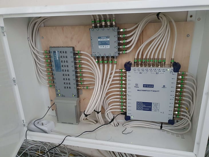 instalacja rtv w budynku wielorodzinnym